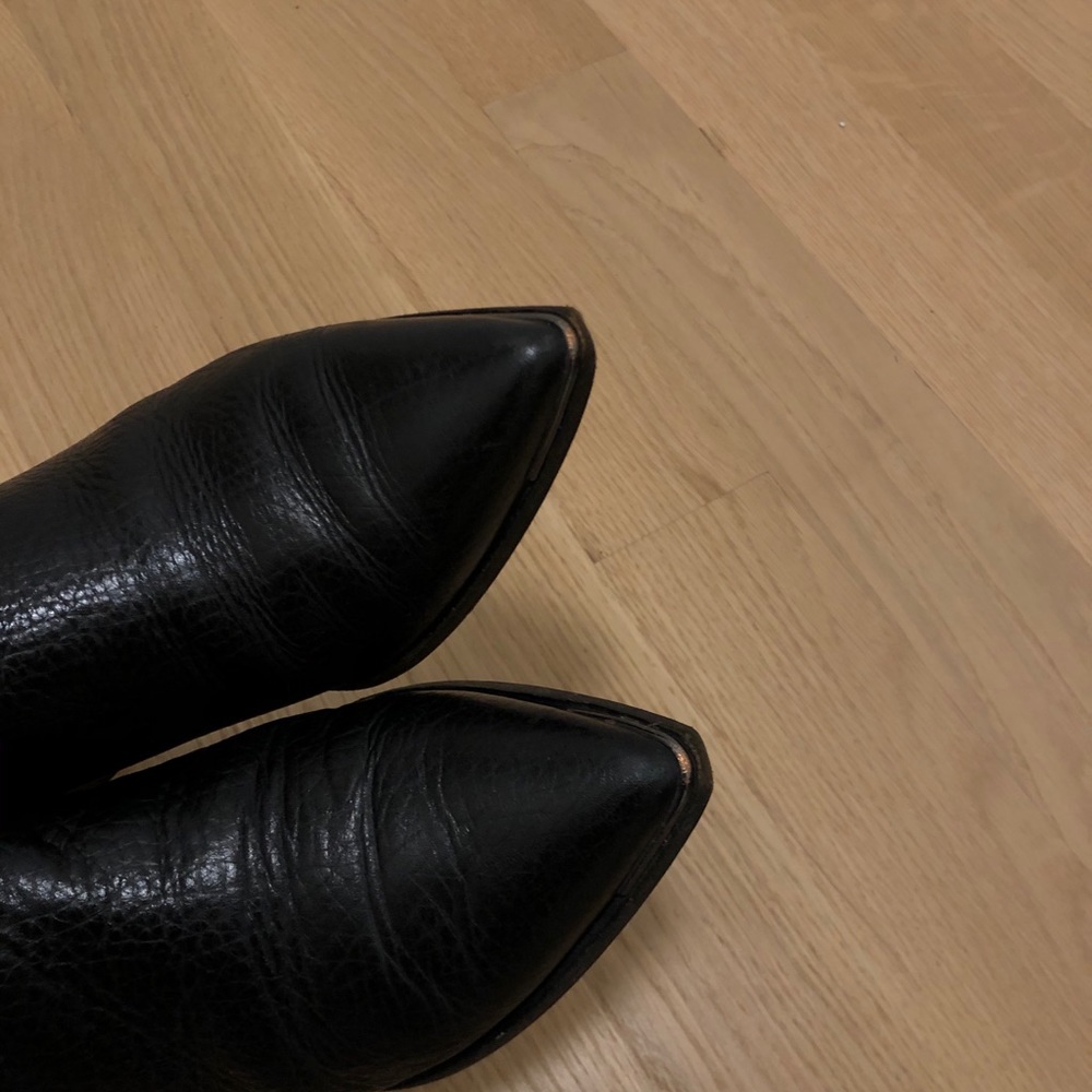 ACNE STUDIOS Jensen Leather Ankle Boots - Picture 3 of 4